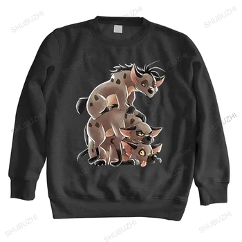 мужская хлопковая осенне-зимняя толстовка с принтом Hyena Stack hoody men Mufasa male Lion King Simba hoodie Harajuku бренд унисекс толстовки