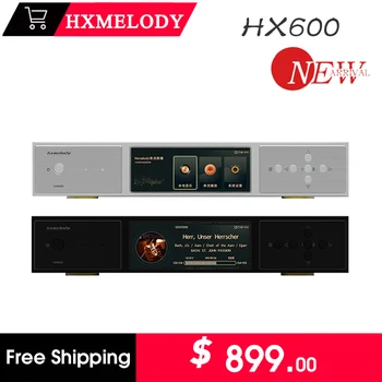 Hxmelody HX600 HIFI Потоковый медиаплеер Цифровой Проигрыватель Музыки Без потерь Аудио ES9039PRO DSD1024 PCM1536KHz Bluetooth WiFi