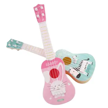 Рисунок Животных Раннее образование Образовательный Подарок Мини-детская Гитара Развивающие игрушки Игрушки Монтессори Игрушечный Музыкальный инструмент