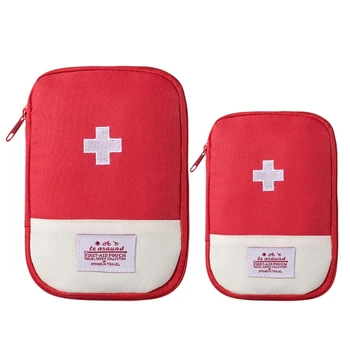 Портативная медицинская сумка первой помощи для путешествий, 2 упаковки, Многофункциональная сумка для хранения на случай чрезвычайных ситуаций