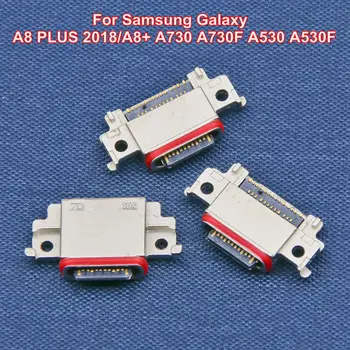 10 шт. Зарядное устройство Порты и разъемы для Samsung Galaxy A8 PLUS 2018/A8 + A730 A730F A530 A530F/A8 2018/A530DS Тип-C USB Разъем для зарядки док-станции