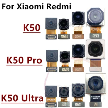 Оригинальная фронтальная камера заднего вида для Xiaomi Redmi K50 Pro K50Pro Ultra Selfie Фронтальная макросъемка Широкая задняя Основная камера Модульные детали