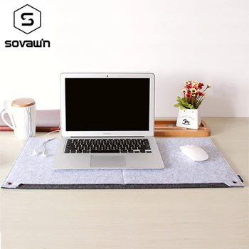 Коврик для мыши из войлочной ткани Sovawin, большой игровой офисный стол, компьютерный коврик для мыши, клавиатура, коврик для ноутбука для ПК, противоскользящий, противоударный