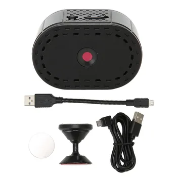 Беспроводная мини-камера WiFi, домашняя камера безопасности, распознавание голоса, стабильное ночное видение, улучшенный чип для семьи