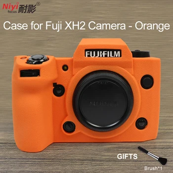 Мягкий Силиконовый Чехол Для камеры, Защитная сумка для Fujifilm XH2 XH2S, Резиновая Сумка для камеры Fuji XH2S XH2