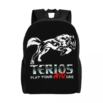 Terios Рюкзак для мужчин И женщин, Водонепроницаемая Школьная сумка для колледжа, Сумка для книг с принтом