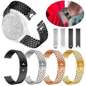 Красочные высококачественные аксессуары для ремешка для умных часов Сменный ремешок для часов из нержавеющей стали Подходит для huawei Watch GT