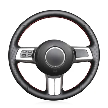 Крышка Рулевого колеса Для Mazda MX-5 Miata 2006-2015 RX-8 2009-2011 CX-7 2007-2009 Авто DIY Ручной Шитья Аксессуары Для Украшения Автомобиля