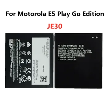 Высококачественная аккумуляторная батарея JE30 емкостью 2120 мАч для мобильного телефона Motorola Moto E5 Play Go Edition, перезаряжаемая литий-ионная батарея