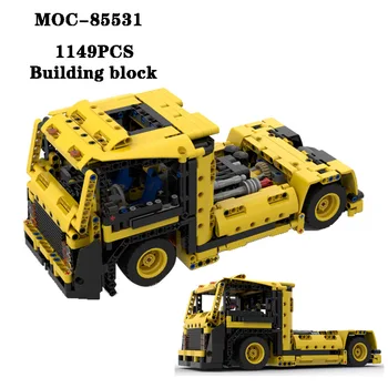 Классический MOC-85531 Строительный блок Гоночный грузовик Сборка высокой сложности Строительный блок Обучающая игрушка для взрослых и детей в подарок