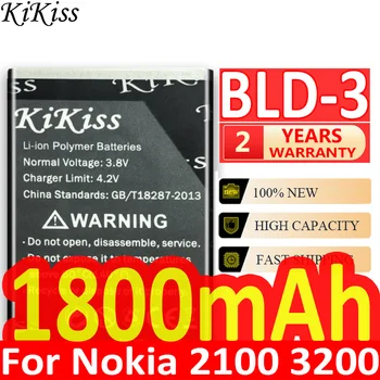 1800 мАч BLD-3 аккумулятор для Nokia 7210 3300 2100 6220 6200 6610 6610 7250 I6260 6610i 7250i Аккумулятор высокой емкости BLD3 BLD 3