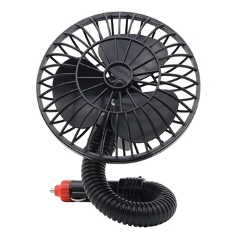 Бесшумный и энергоэффективный автомобильный вентилятор 4-дюймовый охлаждающий вентилятор Наслаждайтесь спокойной ездой, не разряжая аккумулятор Compact- T3ED