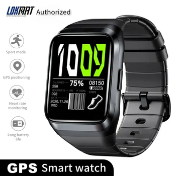 Смарт-часы LOKMAT ZEUS 2 с GPS, фитнес-трекер, IP68, водонепроницаемые, с полным сенсорным экраном для Android iOS Smartwatch