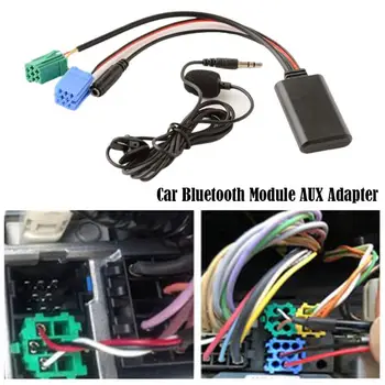 Автомобильный модуль Bluetooth, адаптер AUX с микрофоном, МИНИ-кабель громкой связи ISO 6Pin AUX для Renault CD Radio черный