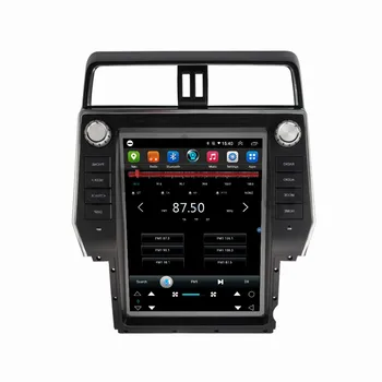 2Din Android Для Toyota Land Cruiser Prado 150 2018 2019 Автомобильный Магнитофон В стиле Тесла Стерео Авторадио Центральный Мультимедийный