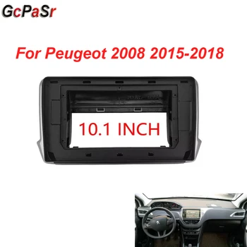 canbus для Peugeot 2008 2015-2018 LHD автомобильная панель навигации Рамка Приборная панель комплект для 9-дюймового мультимедийного плеера Android