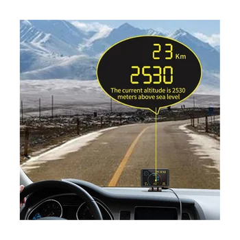 Спидометр GPS Одометр HUD Дисплей Высотомер Автомобиля