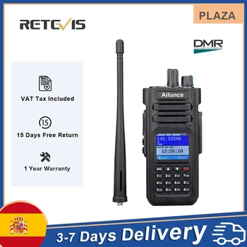 Retevis Ailunce HD1 DMR Портативная Рация Портативные цифровые Любительские Радиостанции УКВ Диапазона Передатчик Водонепроницаемый IP67 GPS