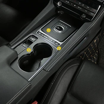 Автомобильные аксессуары, стекло для воды и шестерни, наклейка из углеродного волокна, стайлинг автомобиля для Jaguar F-Pace X761