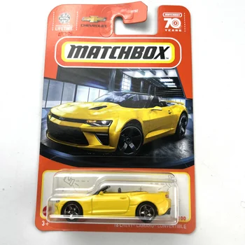 2023 Matchbox Cars 16 CAMARO CONVERTIBLE 1/64 Коллекционная модель автомобиля из металла, отлитая под давлением, игрушечные транспортные средства