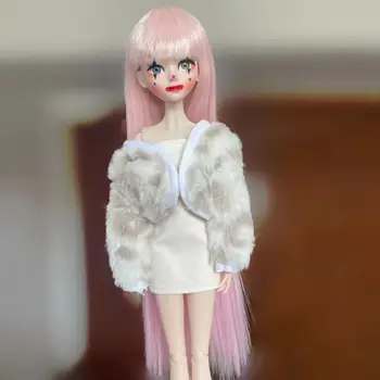 Кукла ручной работы с рисунком 30 см, кукла 