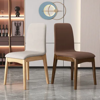 Современные красивые обеденные эргономичные стулья Sillas, Роскошное Белое кресло, Мягкая мебель для гостиной, Европейская мебель для кухни Comedor