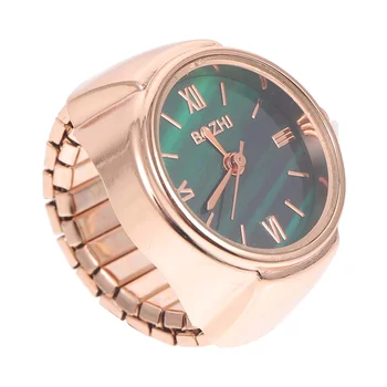Часы с кольцом, мужские повседневные часы с кольцом на пальце, дизайнерские часы с ювелирными украшениями для пальцев