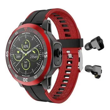 1,3-дюймовые Умные Часы N15 N16 Reloj Smartwatch Для Мужчин, Спортивные 2 в 1, Беспроводные Смарт-Часы с Наушниками, Гарнитурой, Аккумулятором 300 мАч