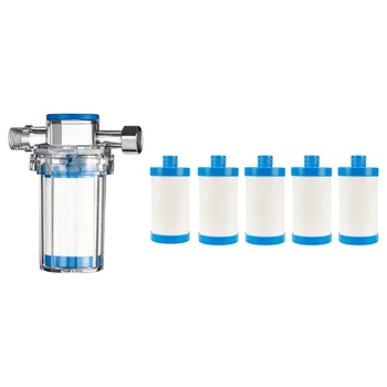 Стиральная машина, водонагреватель, Душ, фильтр для воды, фильтр для очистки воды из-под крана, простой в использовании Синий и белый