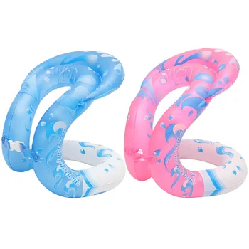 2 шт. Игрушки Для детей Поплавок Водяное кольцо Двойная подушка безопасности Плавание Плавание Большой детский Надувной