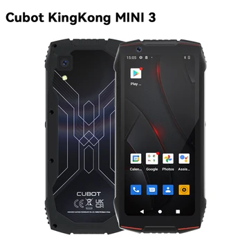 Cubot KingKong MINI 3, Android 12, Helio G85, Восьмиядерный, 4,5-дюймовый мини-экран, 6 ГБ + 128 ГБ, 4G с двумя SIM-картами, NFC, Водонепроницаемый