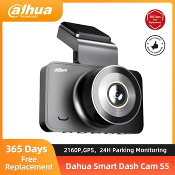 Dahua S5 Dashcam 4K WiFi 3-дюймовый автомобильный видеорегистратор с петлевой записью ночного видения ИИ Голосовое управление аварийной защелкой Автомобильная камера