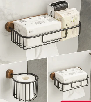 Коробка для салфеток, ящик для туалетных принадлежностей, стеллаж для хранения туалетной бумаги, держатель для рулонной бумаги