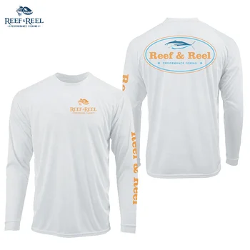 Рубашки для рыбалки с рифами и катушками для мальчиков, с длинным рукавом, легкая быстросохнущая уличная одежда для рыбалки UPF 50 +, Защита от ультрафиолета, 4xl