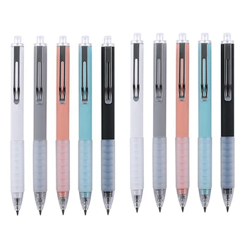 Шариковая ручка из 10 предметов Выдвижная Офисная ручка с супер мягким захватом Шариковая ручка для мужчин и женщин
