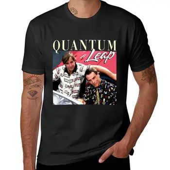 Новая футболка Quantum Leap, одежда kawaii, однотонная футболка с коротким рукавом, быстросохнущая футболка, мужская футболка