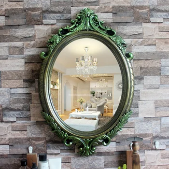 Роскошные Винтажные Креативные Декоративные Зеркала для ванной Комнаты в Скандинавском стиле, Декоративные Зеркала для макияжа Wanddeko Living Room Decor WZ50DM