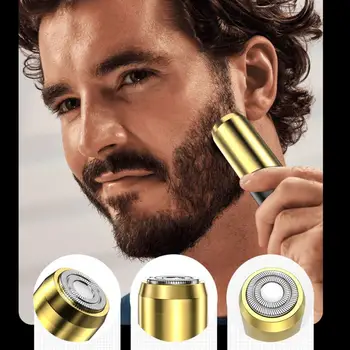 Мужская бритва Многофункциональная электрическая бритва IPX7 Водонепроницаемая для удаления волос Многофункциональный инструмент-триммер для бритья бороды
