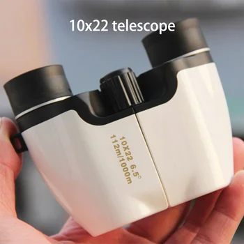 Портативный телескоп-мини-бинокль 10X22 HD, подарок для детей на открытом воздухе, для кемпинга, для наблюдения за птицами, для исследований