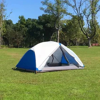 Сверхлегкие палатки для велосипедных прогулок, легкая палатка для пеших прогулок, водонепроницаемая палатка для кемпинга на 2 человека, компактная для переноски, простая в сборке