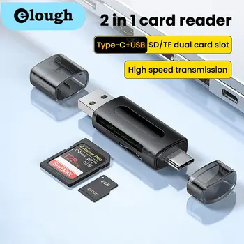 4 в 1 Кард-Ридер Type C Высокоскоростной Передачи Данных USB SD TF Cardreader Mini Smart Memory Card для Телефона ПК Ноутбука Аксессуары