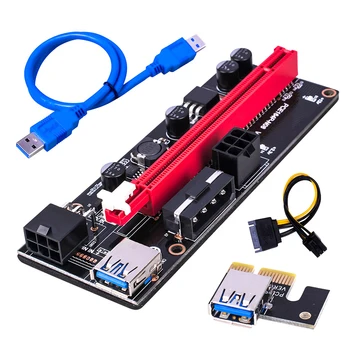 Версия 009S USB 3.0 PCI-e Riser PCIe PCI Express от 1X до 16X Удлинитель-адаптер
