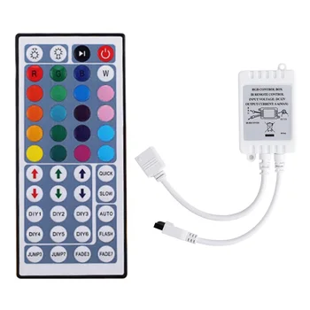 Светодиодный контроллер DC12V + 44 клавиши дистанционного управления блоком управления RGB, ИК-контроллер полосы света для 5050 2835 RGB света