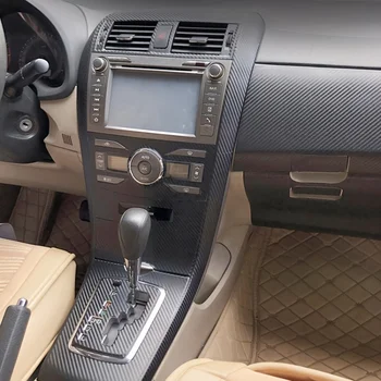 Стильно обновите свою Toyota Corolla 2007-2013 с наклейками на дверные ручки центральной консоли из углеродного волокна!