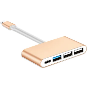UBS 3.1 Type-C к USB 3.0 USB 2.0 USB-C Адаптер-концентратор Высокоскоростной OTG кабель Конвертер для нового MacBook Chromebook Pixel 2