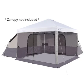 Палатка для кемпинга на 8 человек с сетчатым навесом (козырек с прямыми ножками продается отдельно)