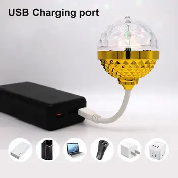 Инновационный светильник для дискотеки, экологичное освещение, легкий RGB USB-шар для сцены