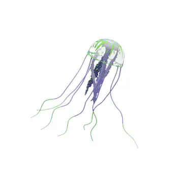 Украшения для аквариума с медузами, Морской аквариум, искусственный светящийся эффект, Аквариумный декор, Мини-подводная лодка, украшение для дома
