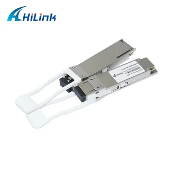 Hilink QSFP-100G-60KM LWDM4 60km 1310nm 100GBASE-ZR4 QSFP28 Двухшпиндельный Волоконно-оптический модуль LC