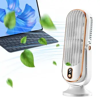 Летний настольный вентилятор Вентилятор охлаждения для спальни Персональный вентилятор Настольный вентилятор USB перезаряжаемый маленький вентилятор для спальни, кемпинга на открытом воздухе